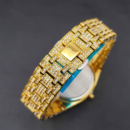 Fully Iced Out Arabic Rhinestone Watch