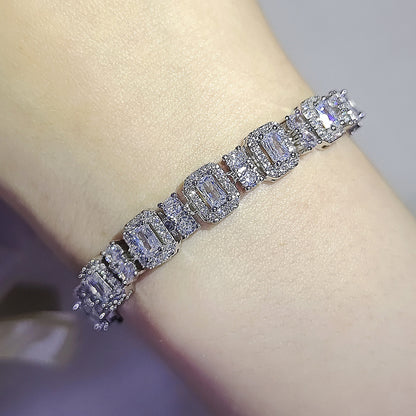 Luxury Rectangle Zircon Bracelet