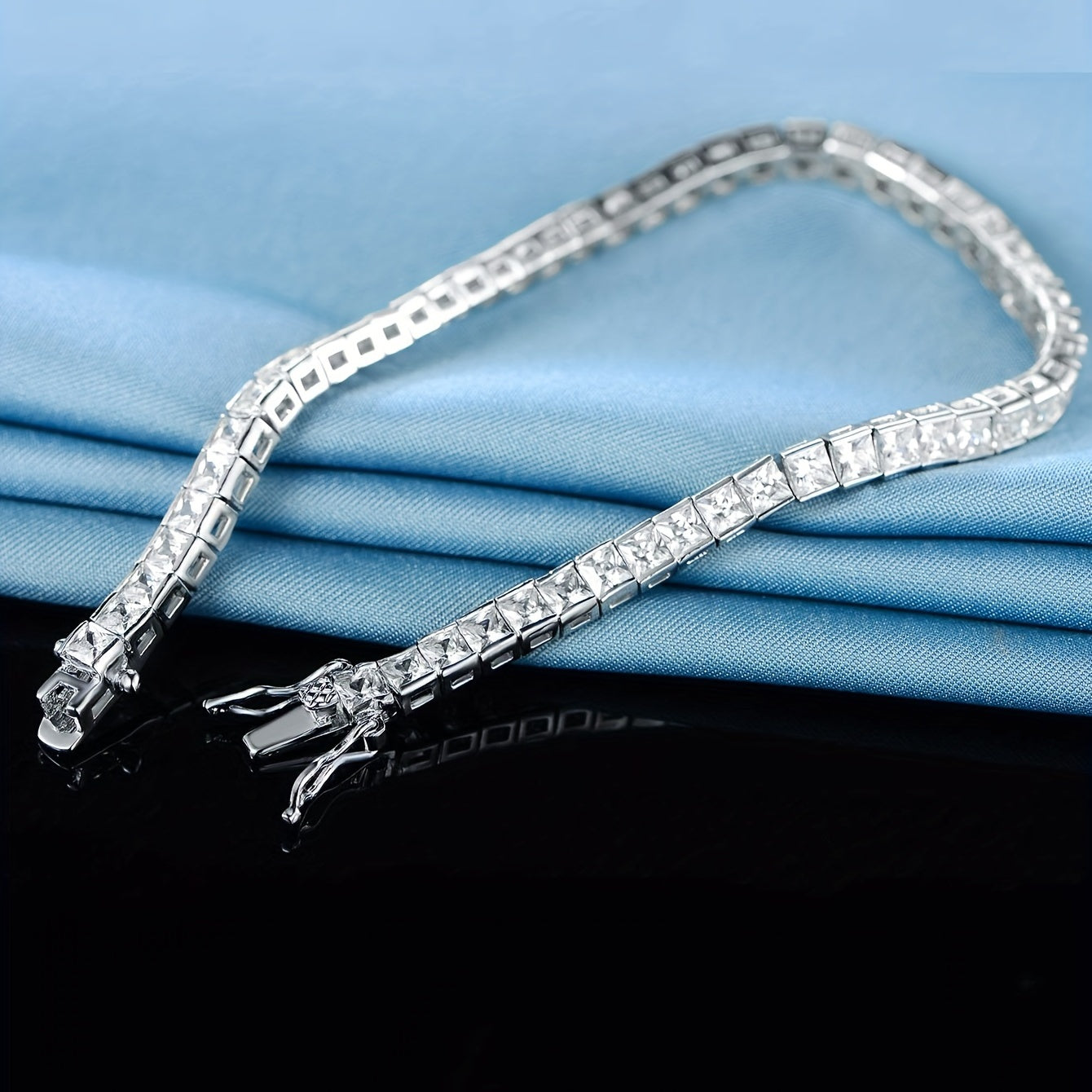 Squared Zircon Bracelet