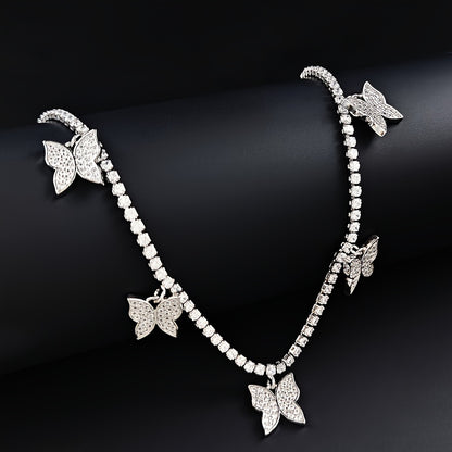 Butterfly Zircon Necklace